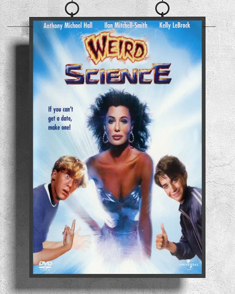 L053 WEIRD SCIENCE (1985) Movie Classic Silk Fabric Poster Art Decor Indoor Painting Gift