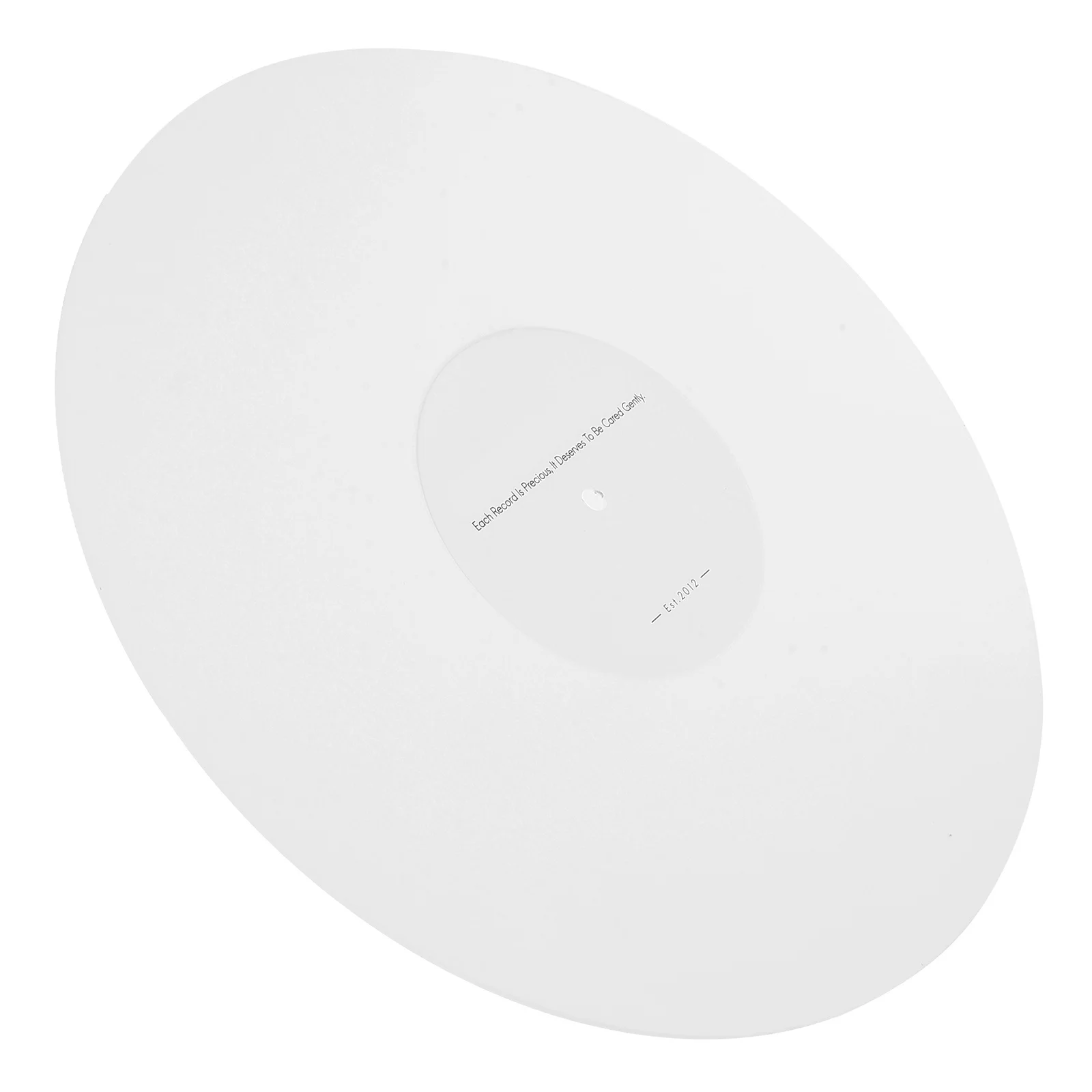 

Sleek Acrylic Record Mat for Turntables Nonslip Design Static Prevention Vinyl Player Vinyl Mat Turntable Slipmat