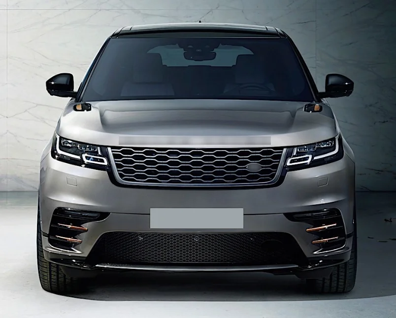 Upgrade facelift bodykit front bumper rear bumper set for land rover range rover velar body kit 2017+ grille grill pp Material