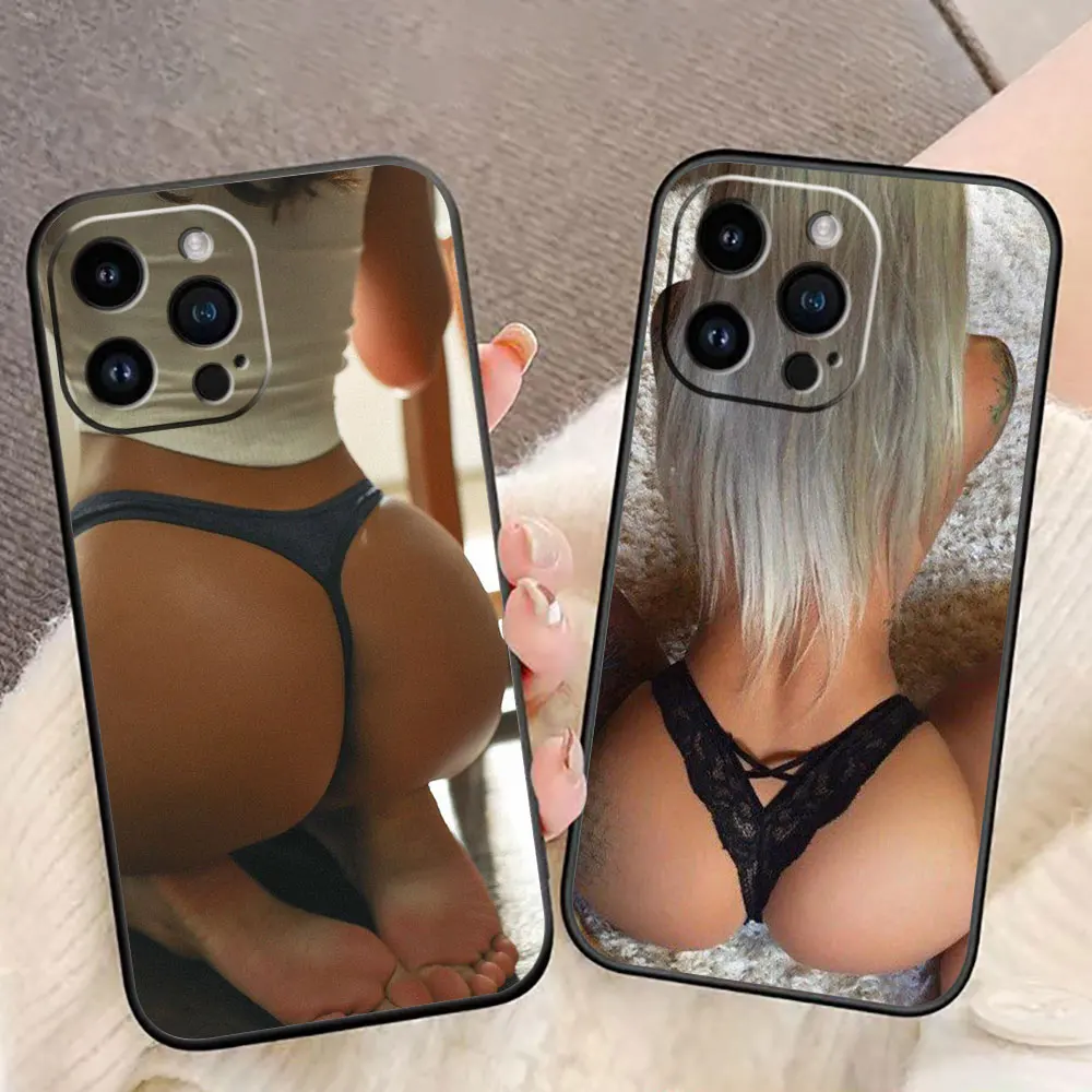 Beach Bikini Sexy Ass Phone Case For iphone Apple 15 14 13 12 11 Pro XS Max Mini X SE 2020 2022 8 7 6 6S Plus Case Funda Shell