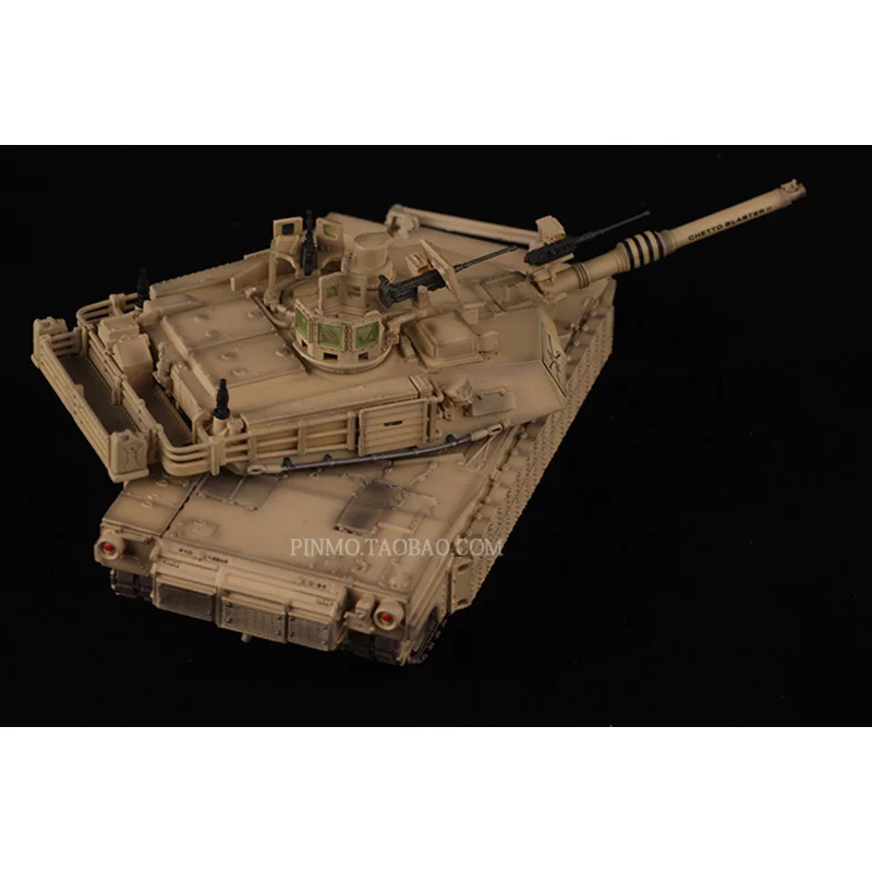 1:72 Scale Diecast Alloy M1A2 TUSK2 M1 Main Battle Tank Chariot Model Militarized Combat Track Type Classic Gift Souvenir Static