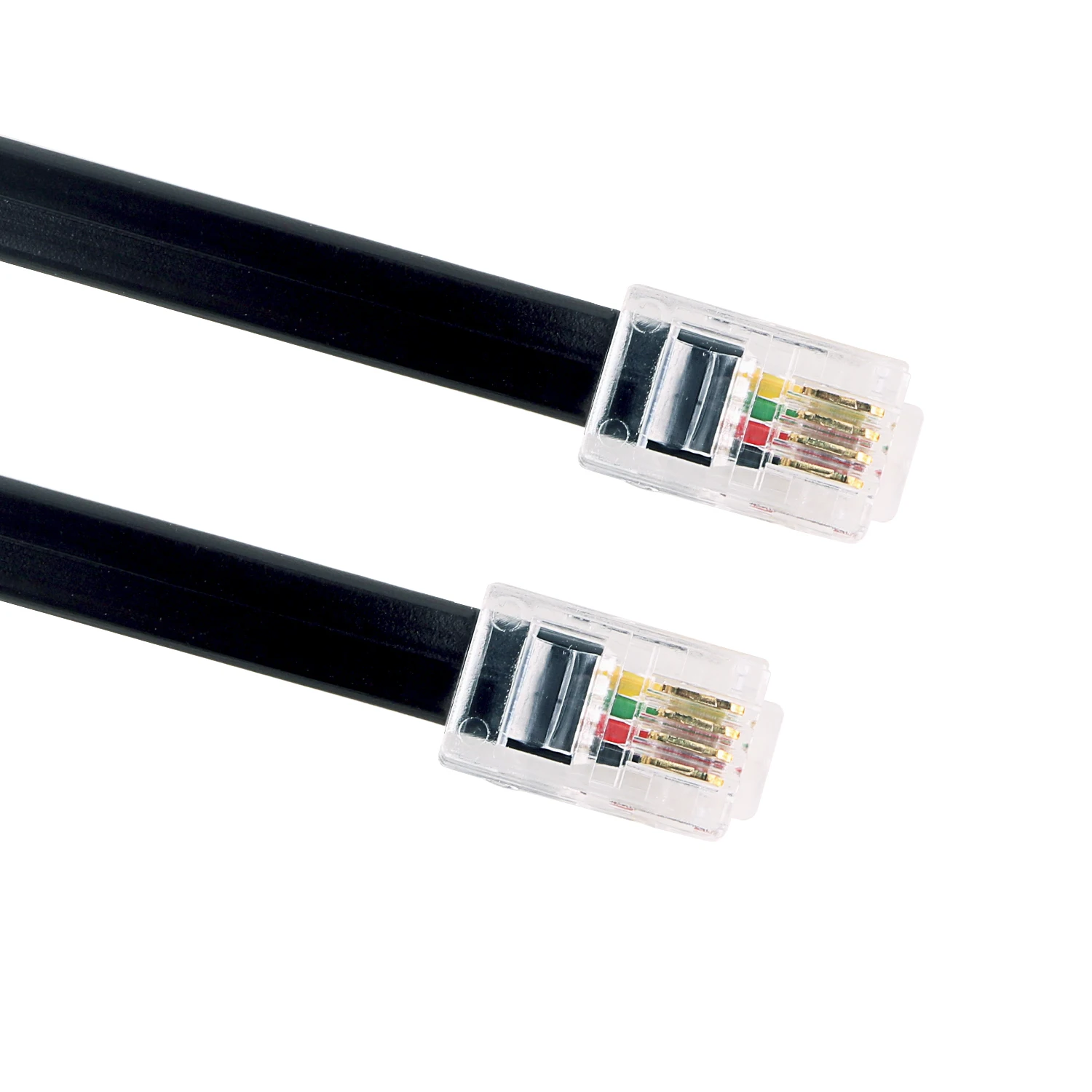 RJ9 to RJ9 Connector Telephone Cable Male  M-M 4p4c Adapter Modular Handset Voice Extension Data Cable