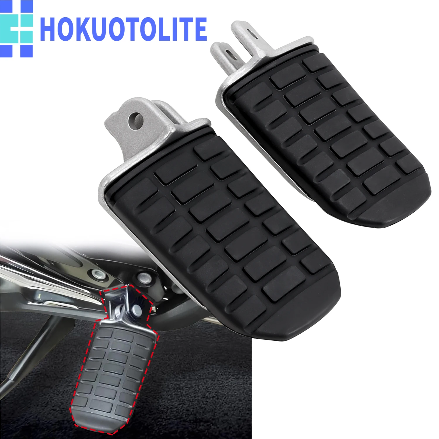 Motorcycle Footrest Accessories Left Right Driver Pedal Front Highway FootPeg Kit For Honda Gold Wing GL1800 F6B  2001-2017