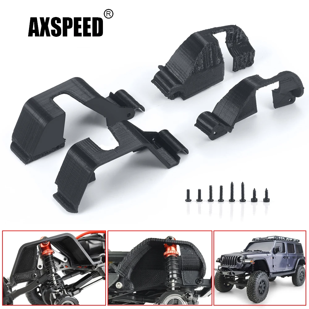 AXSPEED Shock Absorber Towers Steering Linkage Adapter Knuckles Counterweight for Kyosho Jimny 1/18 MINI-Z 4×4 1/24 RC Car Parts - Image 3