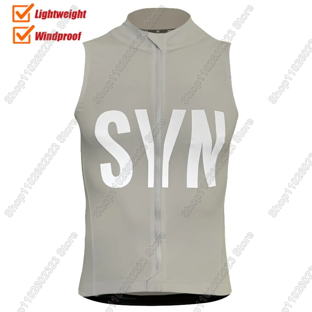 SYN فريق 2025 سترة ركوب الدراجات الرجال الأرجواني الأزرق الأبيض يندبروف الرياح سترة الدراجة جيرسي أكمام الملابس الجبلية Ciclismo مايوه