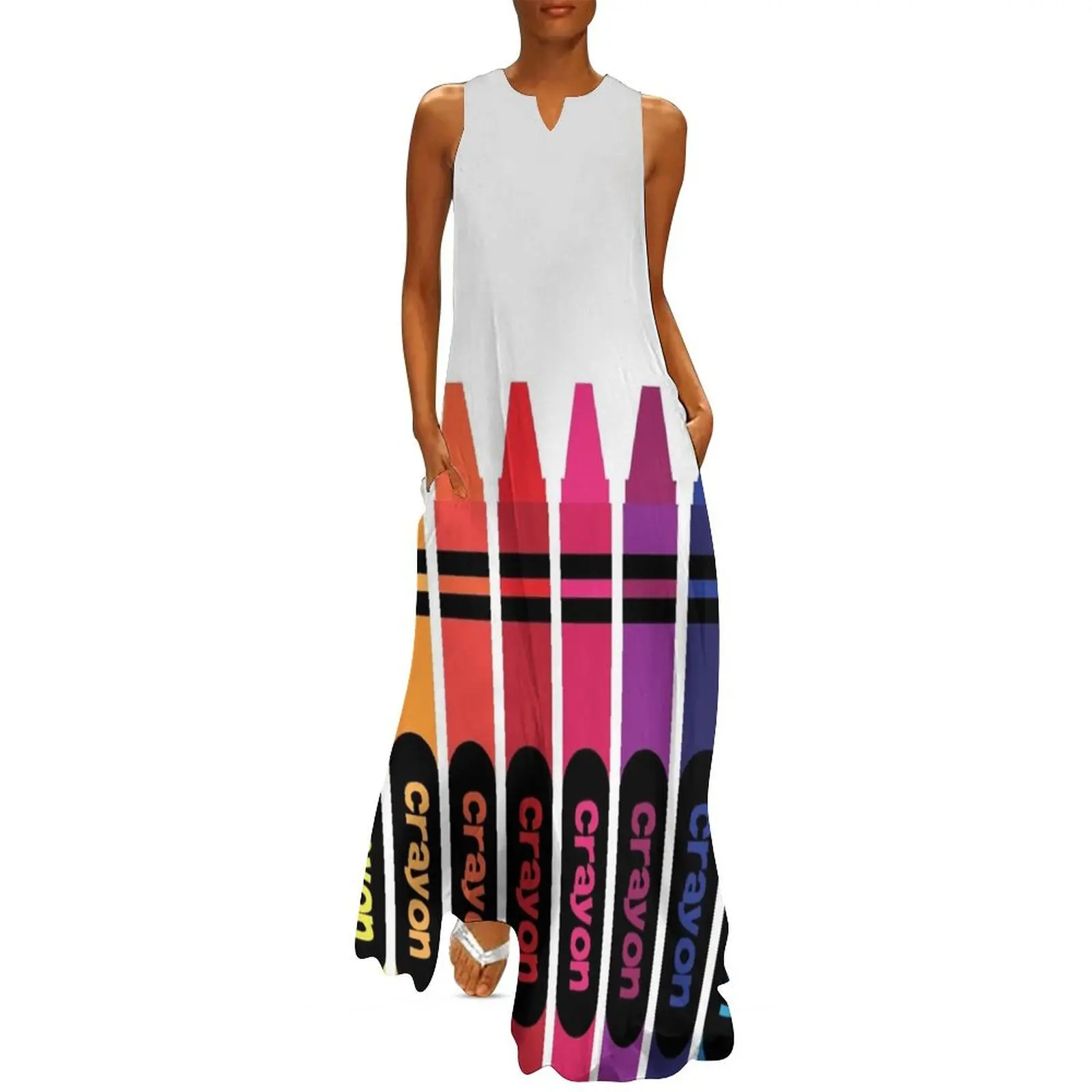 

Wax Crayons Long Dress dresses korean style Clothing Women's dresses birthday dress for women luxury 2025 Dress