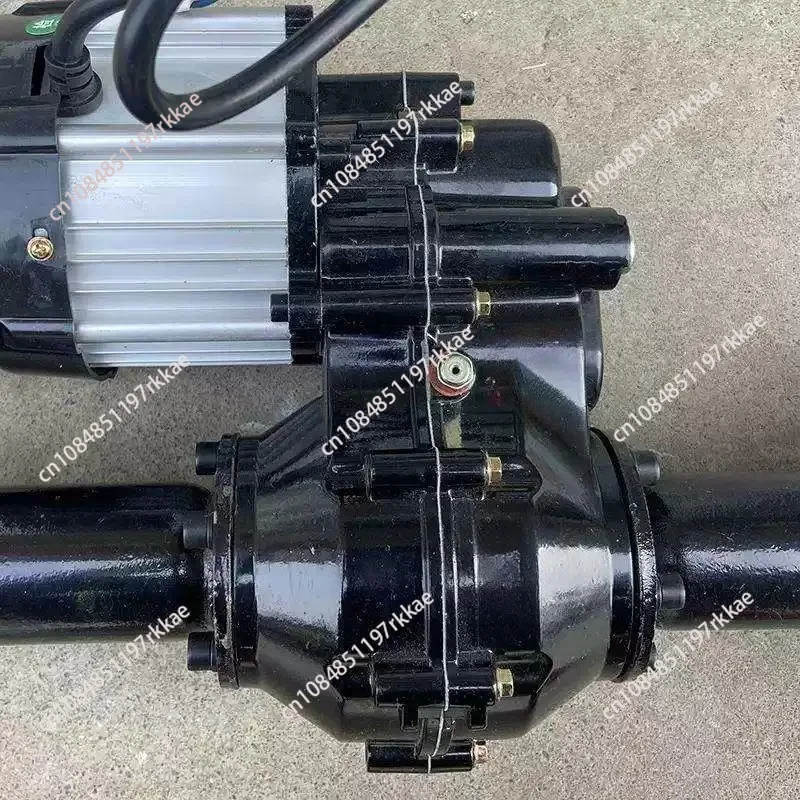 Electric tricycle rear axle assembly high-speed motor drum brake gear change high-power full set of modified accessories