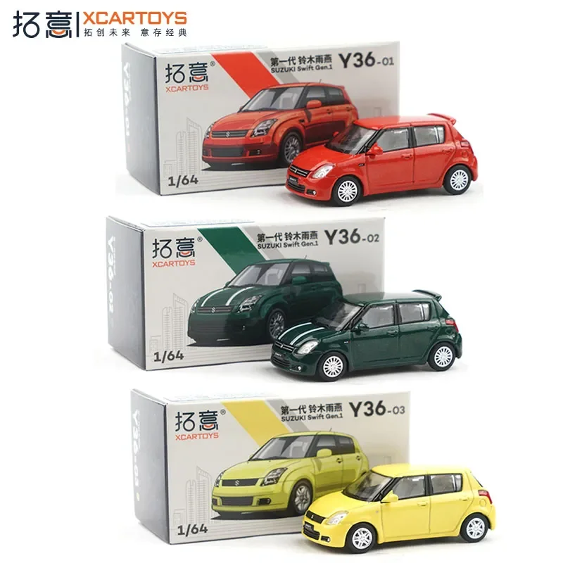 

XCARTOYS 1/64 Alloy Car Model First Gen Suzuki Swift Magic Yellow Diecast Toy Vehicle