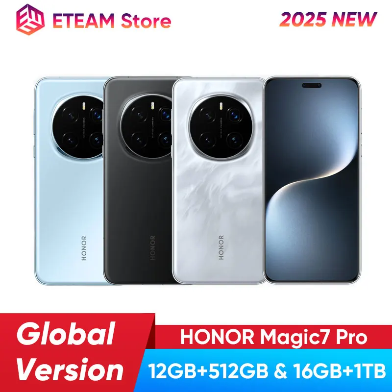 Original Global Version Honor Magic7 Pro 5G Smart Phone Snapdragon 8 Elite 6.8