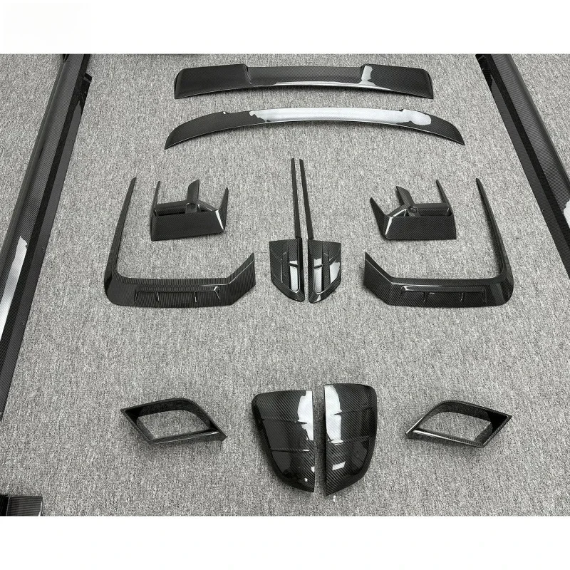 Front Bumper Premium Car Accsori MSY Style Dry Carbon Fiber Body Kits Seri G - Diffuser Spoiler Mirror Cover S Durle 5