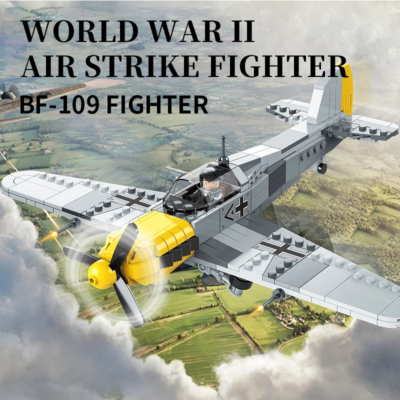 327Pcs Bricks WWII Military Model Tomahawk Fighter Building Blocks/Educational Assembly Toys For Boys/Boys Children Adult Gifts