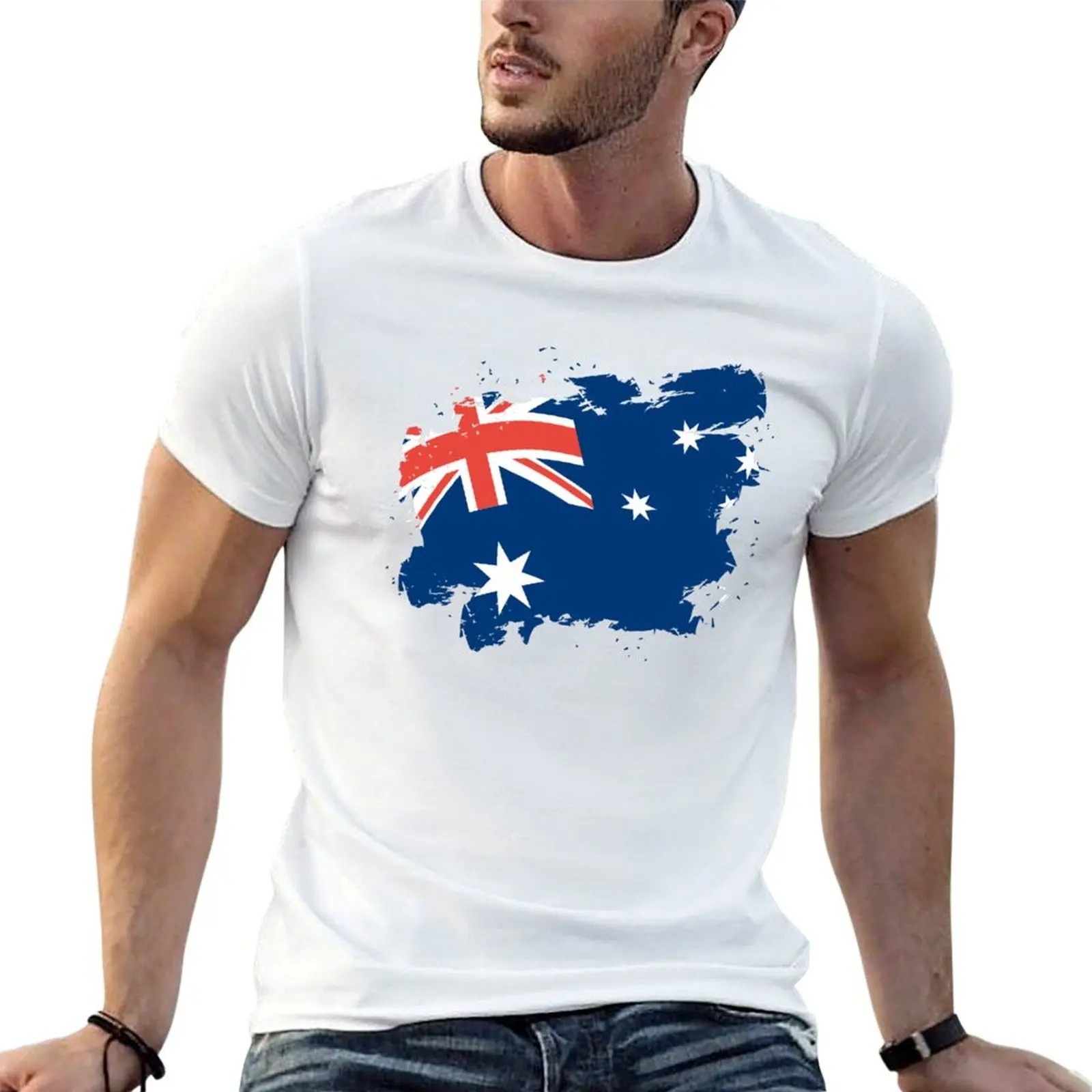 

Happy Australia Day, Australia Lover, Australia Day, Map, T-Shirt man t shirt cotton high quality T-Shirt
