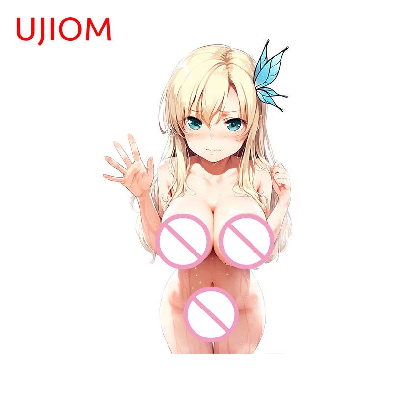 UJIOM 13cm × 7.8cm Kashiwazaki Sena Anime Wall Stickers Seductive Cartoon Girl Decals Attractive Adults Room Wallpapers Decor