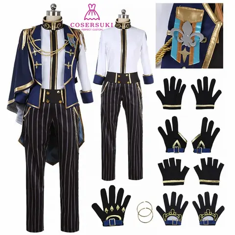 Ensemble Stjärnor Musik riddare Narukami Arashi Sena Izumi Sakuma Ritsu Tsukinaga Leo Suou Tsukasa Cosplay Kostym Carnival Outfit 10 best sales ritsu sakuma cosplay - №5