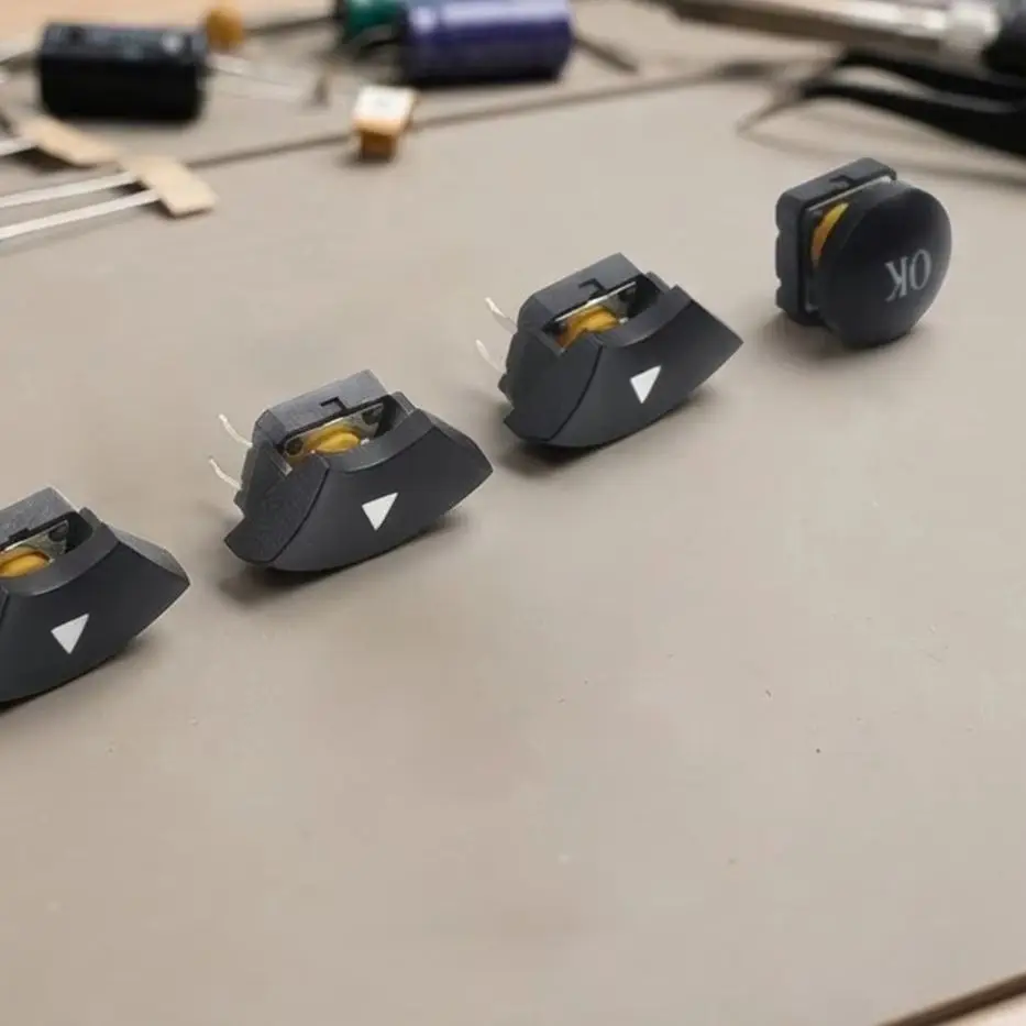 5 Way Direction Combination Switch With Arrow OK Button For A14 Cap B3F 4055 For SMD Tactile Taster Control Switch Black Blue
