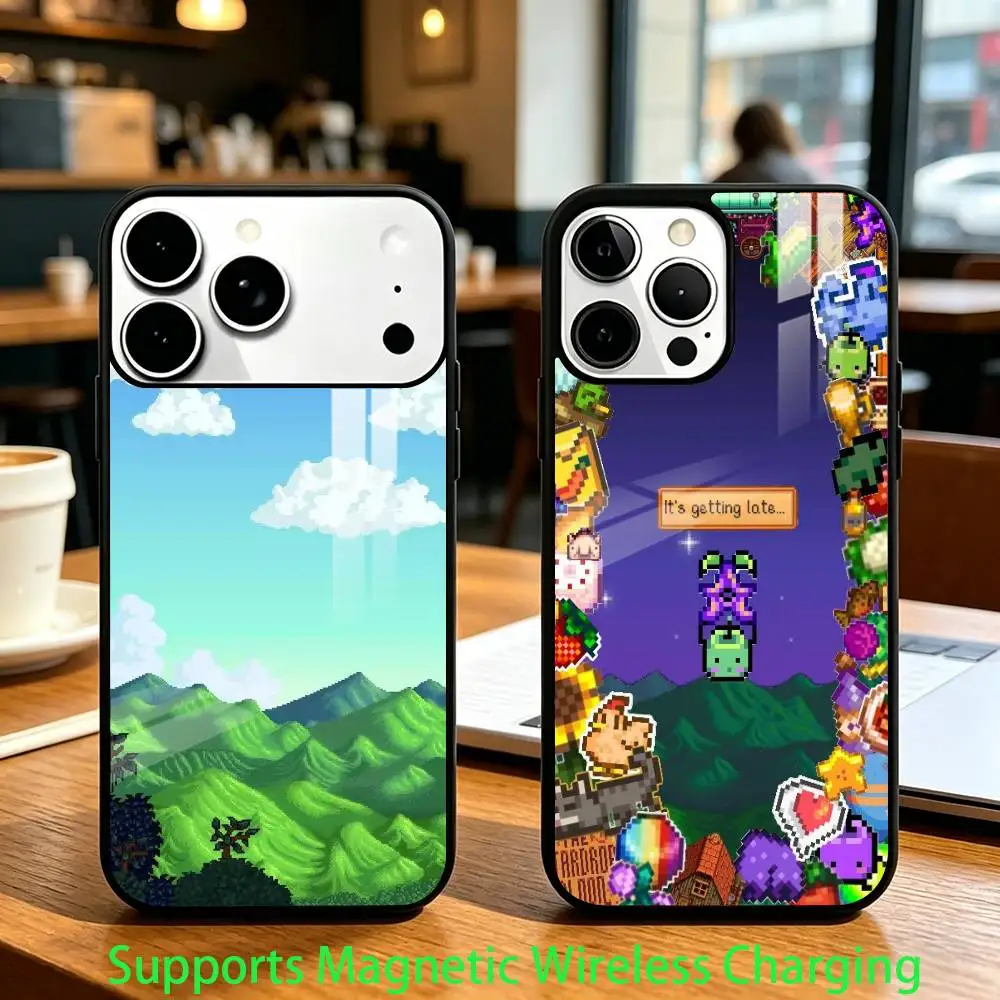 Stardew valley Phone Case For iPhone 18 17,16,15,14,13,12,Plus,Pro Supports Magnetic Wireless Charging