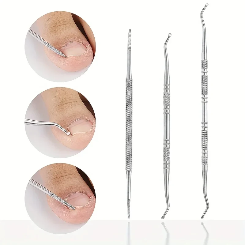Professional Ingrown Toenail Tool Set, Ingrown Nail Clipper File Lifter Cleaner Pedicure Foot Care Tools Kit