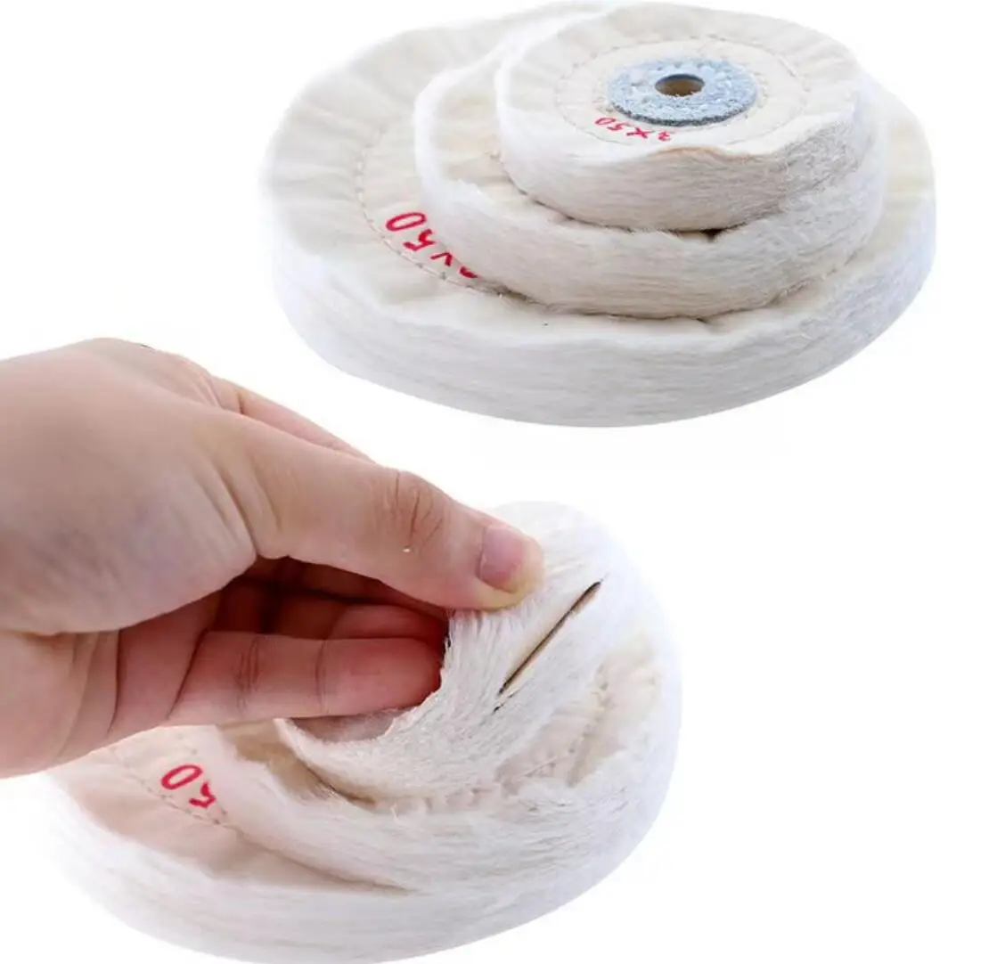 1 piece Cotton Lint Mirror Polishing Wheel Jewelry Buffing Wheel