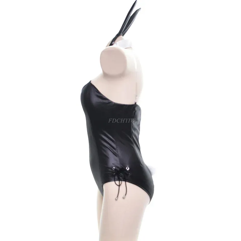 مثير لطيف الأرنب فتاة فو الجلود المواد أرنب امرأة مجموعة نوعية جيدة يمكن ارتداؤها لعرض هزلي Kawaii تأثيري الأرنب زي