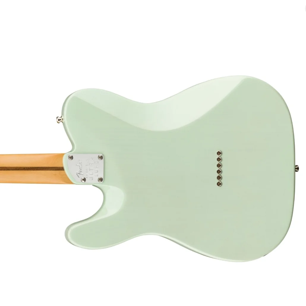 New Arrival!! Surf Green Ultra Tele Electric Guitar, Solid Mahogany Body ,Red Tortoise shell Pick Guard,Cheaper Price