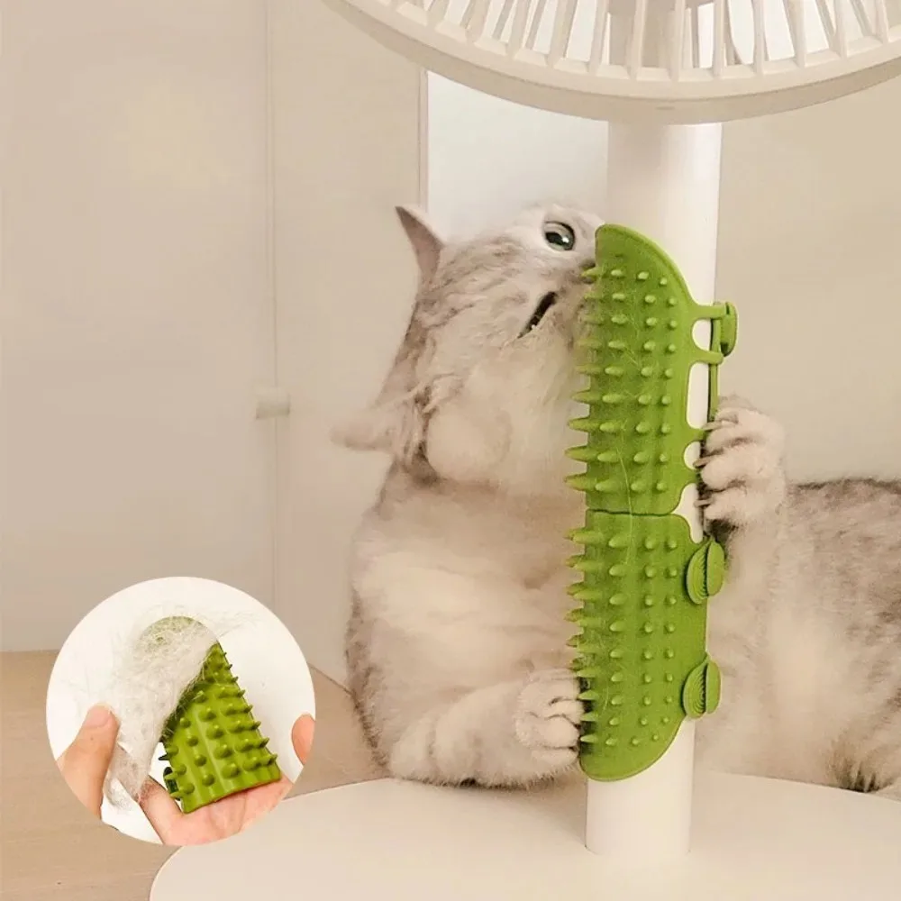 

Pet Cat Hair Removal Massage Comb Cats Scratching Rubbing Brush kitten Grooming Self Cleaning Wall Corner Cat Scratcher Combs