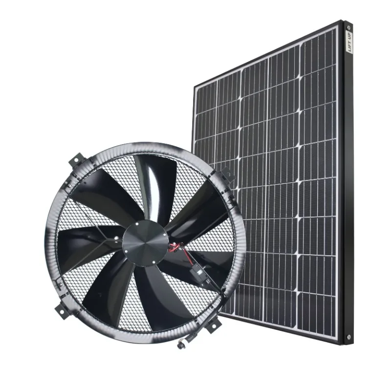 

Long Lifespan 60W Solar Powered Wall Mounted Exhaust DC Fan 14" Gable Mount Vent Attic Fan