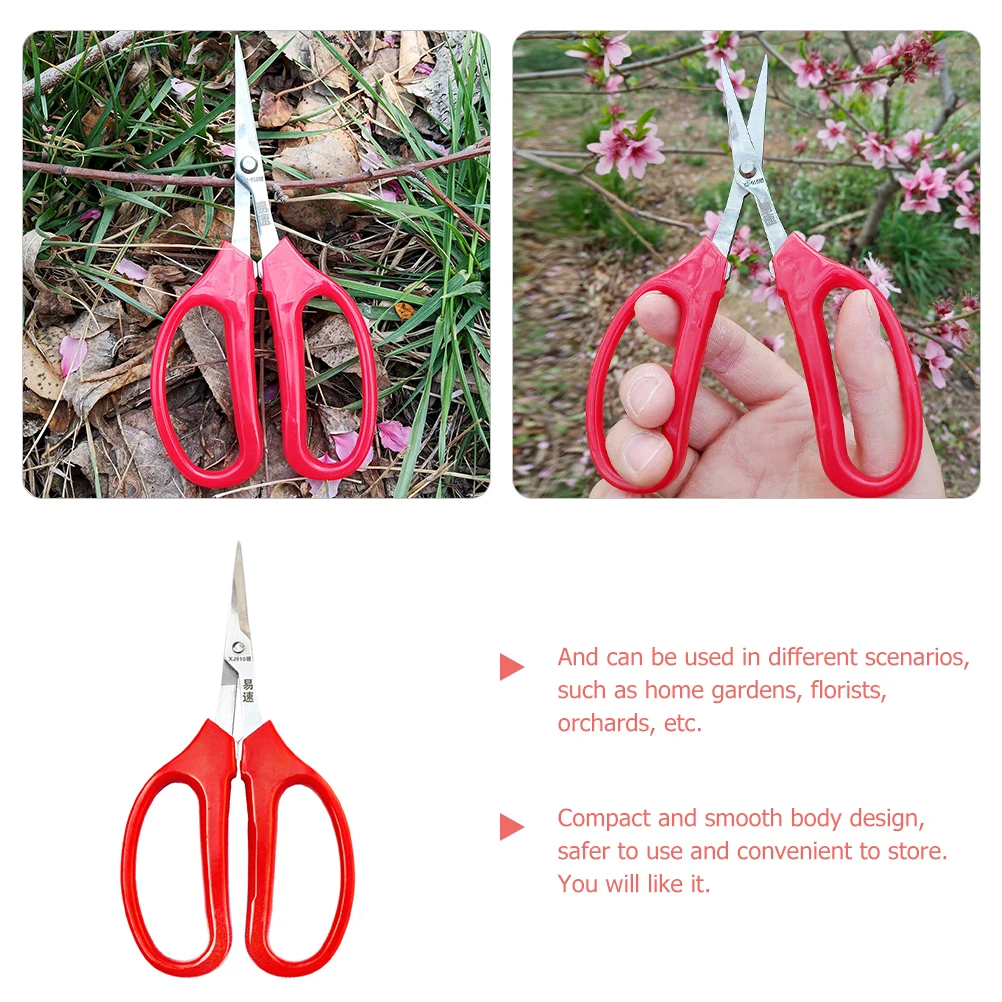 

Flower Shop Scissor Garden Flower Arrangement Pruning Shear Durable Compact Design Floral Scissor for Plants Orchards Gardening