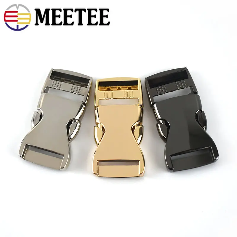 5/10Pcs 25mm High Quality Metal Quick Release Buckle for Bags Strap Dog Collar Belt Connect Adjust Clasp DIY Garment Accessories