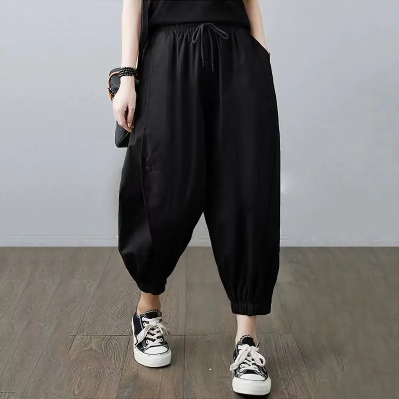 Autumn Winter Loose Casual Cotton Lantern Pants Women Harajuku Style All-match Trousers Ladies Streetwear Popularity Bloomers