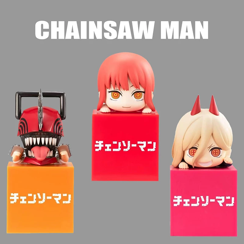 Anime Makima Denji Power Action Figures Chainsaw Man Figurine Q Version 11cm PVC Model Collection Ornament Toys Birthday Gifts