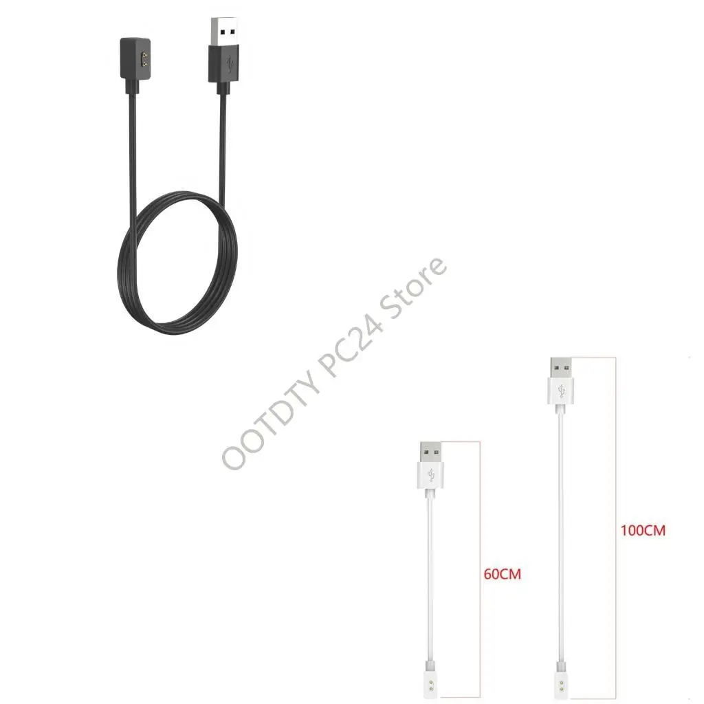 

H7BA Efficient Connector Smartwatch Quick Charging Cable Cord Wire Power Adapter Suitable for Watch 4 Wrist Devices