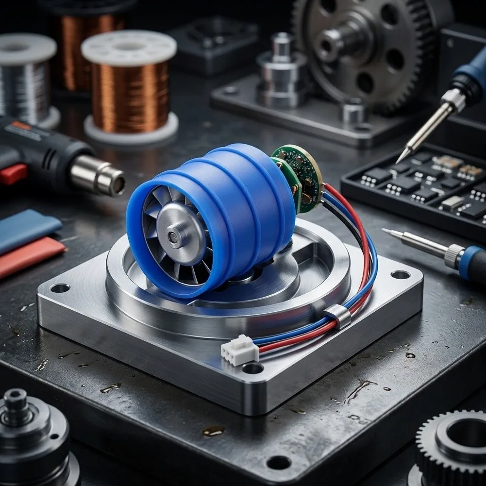 1pc High-Speed Brushless Motor 80,000 RPM For 55±5W At 7.4V Turbo Fan Motor DC High-speed Motor For Hair Hand Dryers