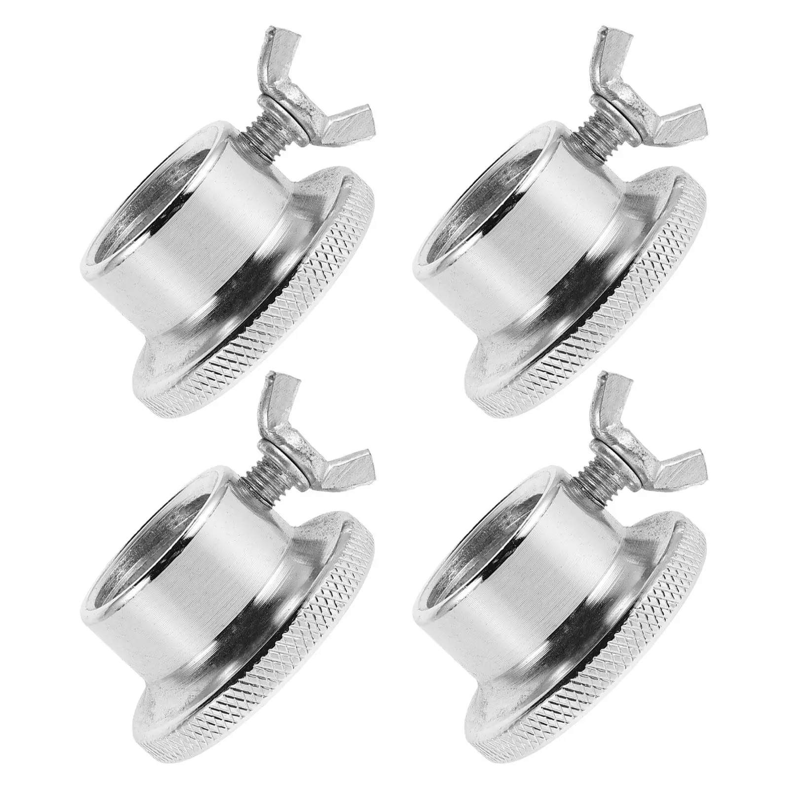Picture 6: 4Pcs Dumbbell Anti-Loosening Clamps Stainless Steel Barbell Collar Screw Clamps Wide Compatibility Weight Plate Lock