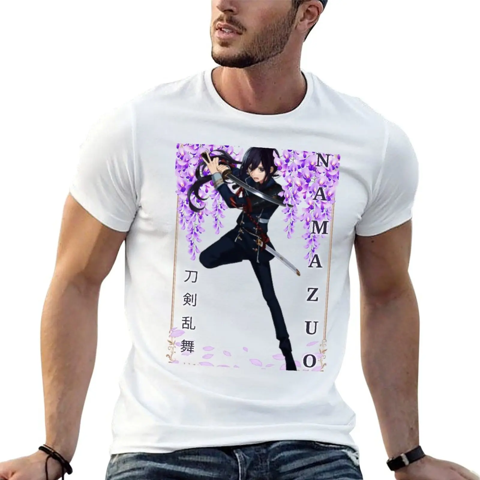 

shirt Ranbu) T-Shirt t pack t Toushirou shirts (Touken Namazuo man man luxury for white