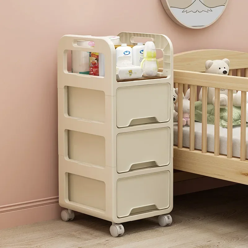 

Modern Drawer storage cabinet household living room snacks toys plastic storage box
