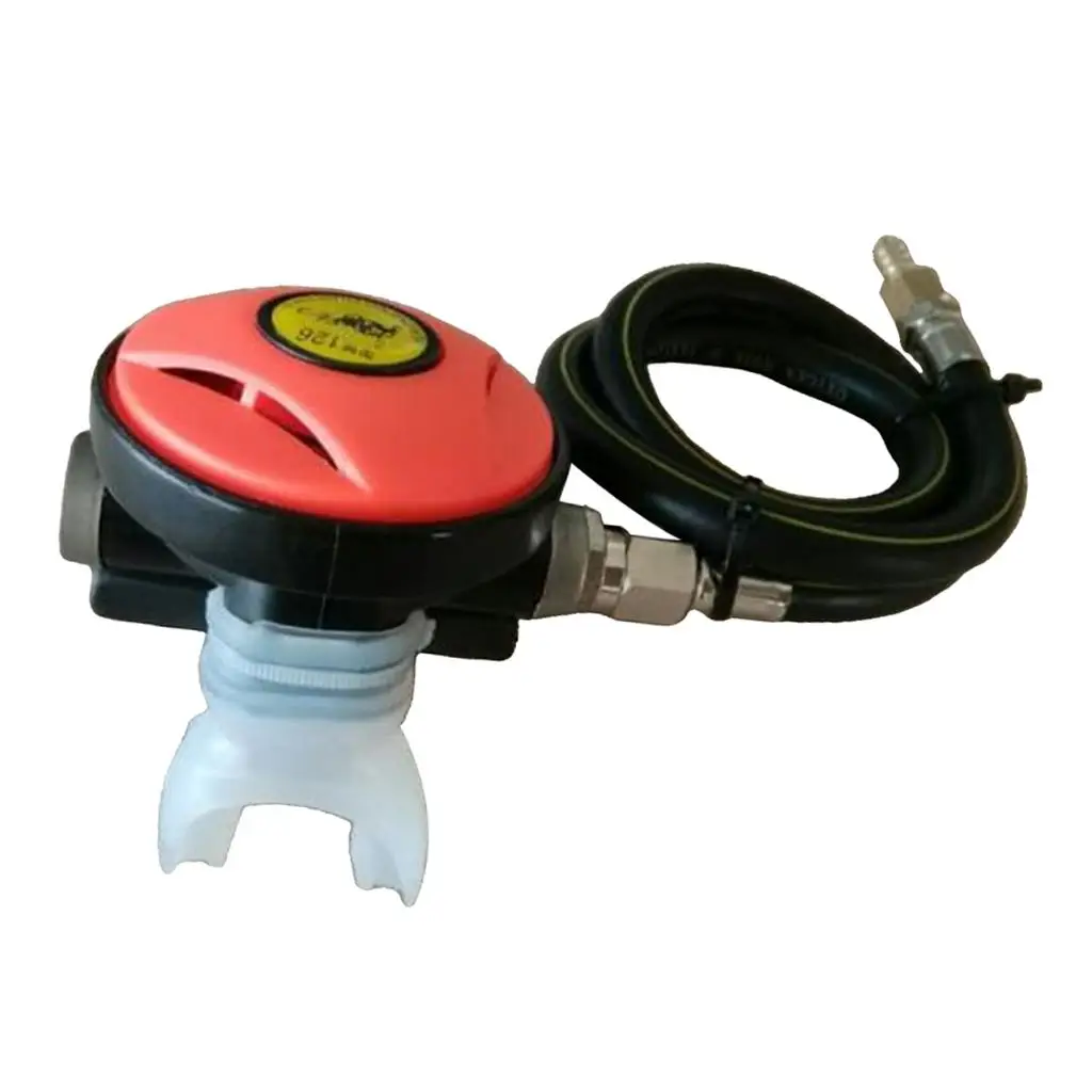 Underwater Diving 2nd Stage Regulator Orange Octopus Safety Breathing Tool Accessory for Scuba Activities view 2