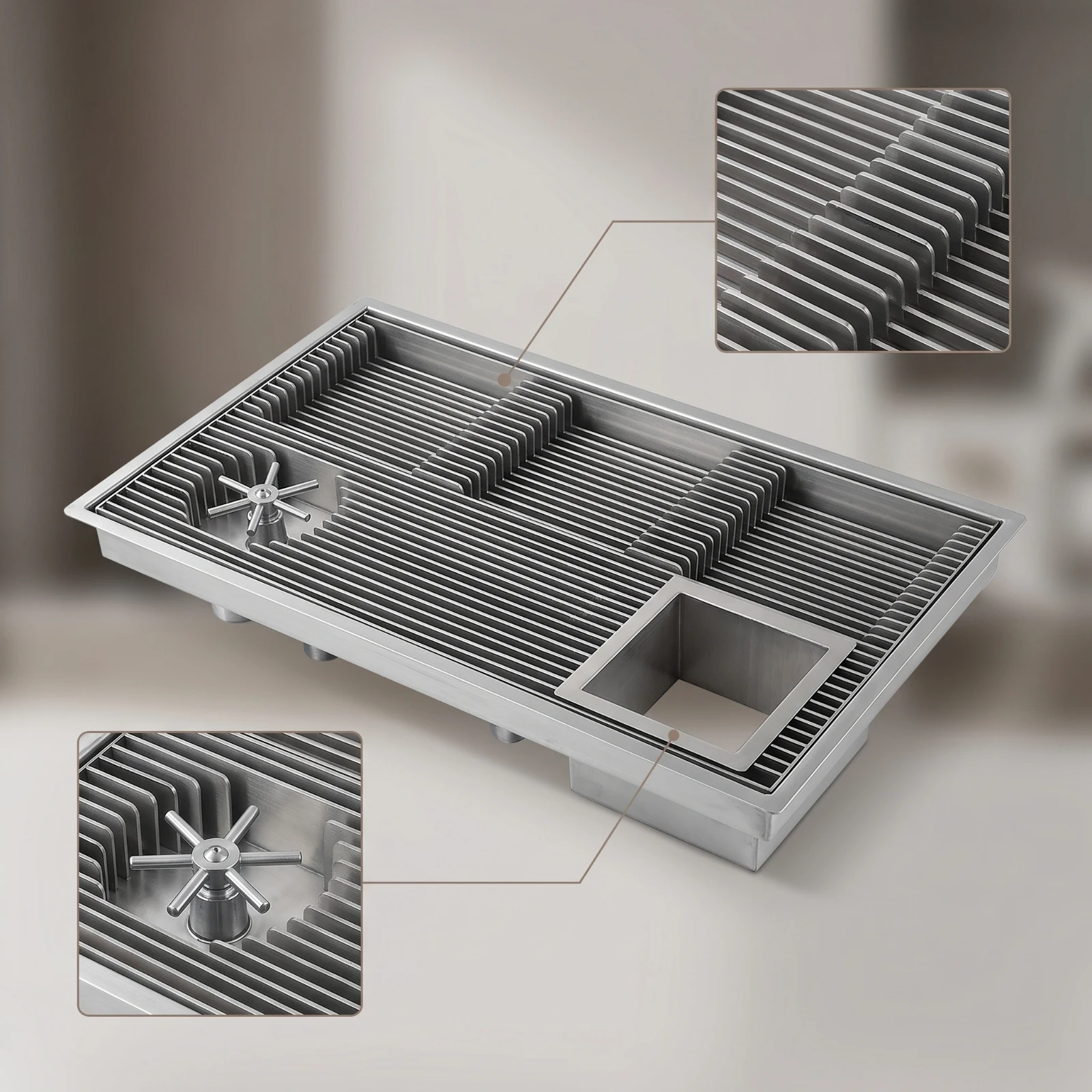 Sleek Recessed Stainless Steel - Tea Coffee Set Up 리뷰 및 가격