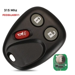 Jingyuqin 315MHz FCCID:LHJ011 3 pulsanti Remote Car Ke per GM Hummer H2 Chevrolet Avalanche Cadillac Escalade Fob