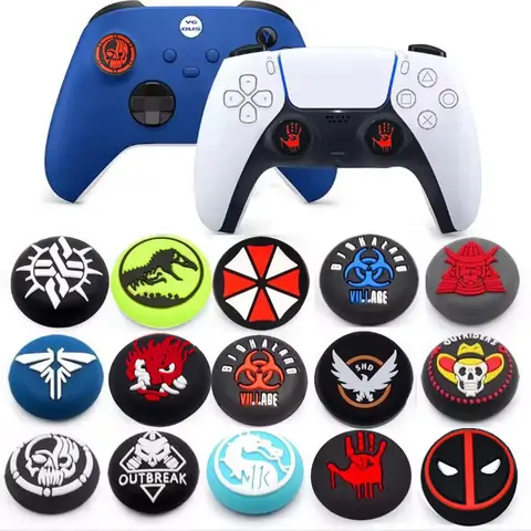 Thumb Stick Grip Cap Thumbstick Joystick Cover Case For Sony Dualshock 5/4/3 PS5 PS4 PS3 Slim Xbox 360 NS Switch Pro Controller