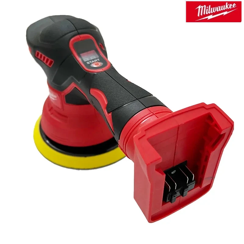 

Milwaukee Cordless Polisher 8 Gears Digital Display Electric Polisher Auto Car Waxing Polishing Machine For 18V Lithium Battery