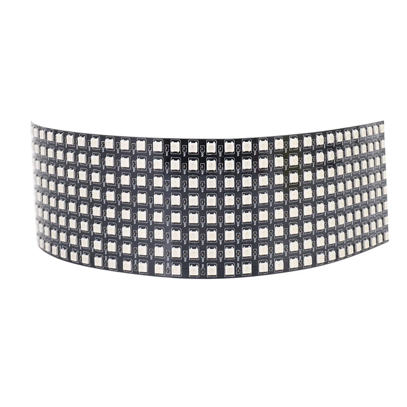 2X لوحة مصفوفة LED، WS2812B RGB 832 بكسل شاشة عرض LED رقمية مرنة قابلة للعنونة بشكل فردي