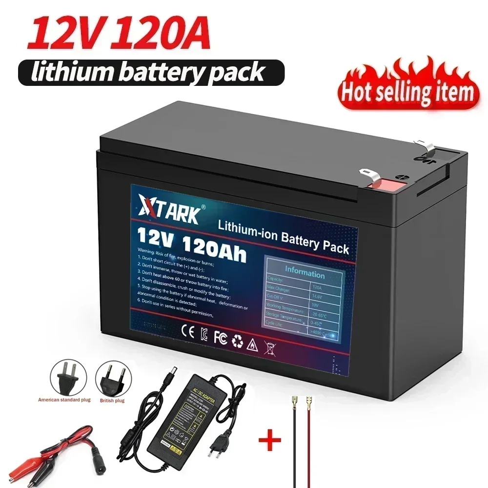 ชุดแบตเตอร์30A 18650แบตเตอรี่ลิเธียมในตัว120Ah 12V สำหรับชาร์จแบตเตอรี่รถยนต์ไฟฟ้า12.6V