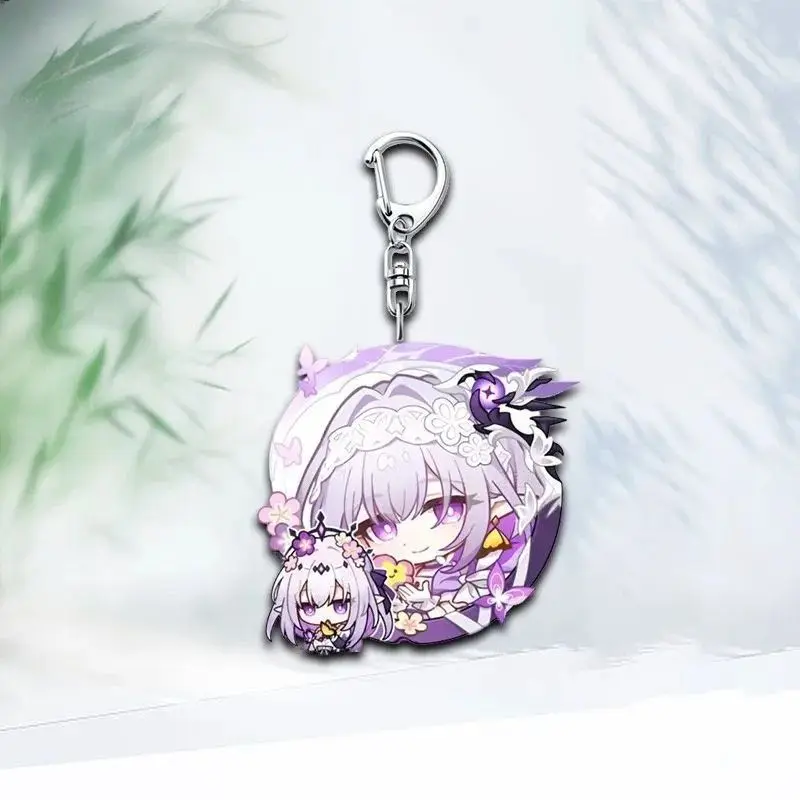 Acrylic Keychain for Honkai: Star Rail Phainon Mydeimos Anaxa Castorice The Herta Acheron Tribbie Cipher Aglaea Keychain Gift