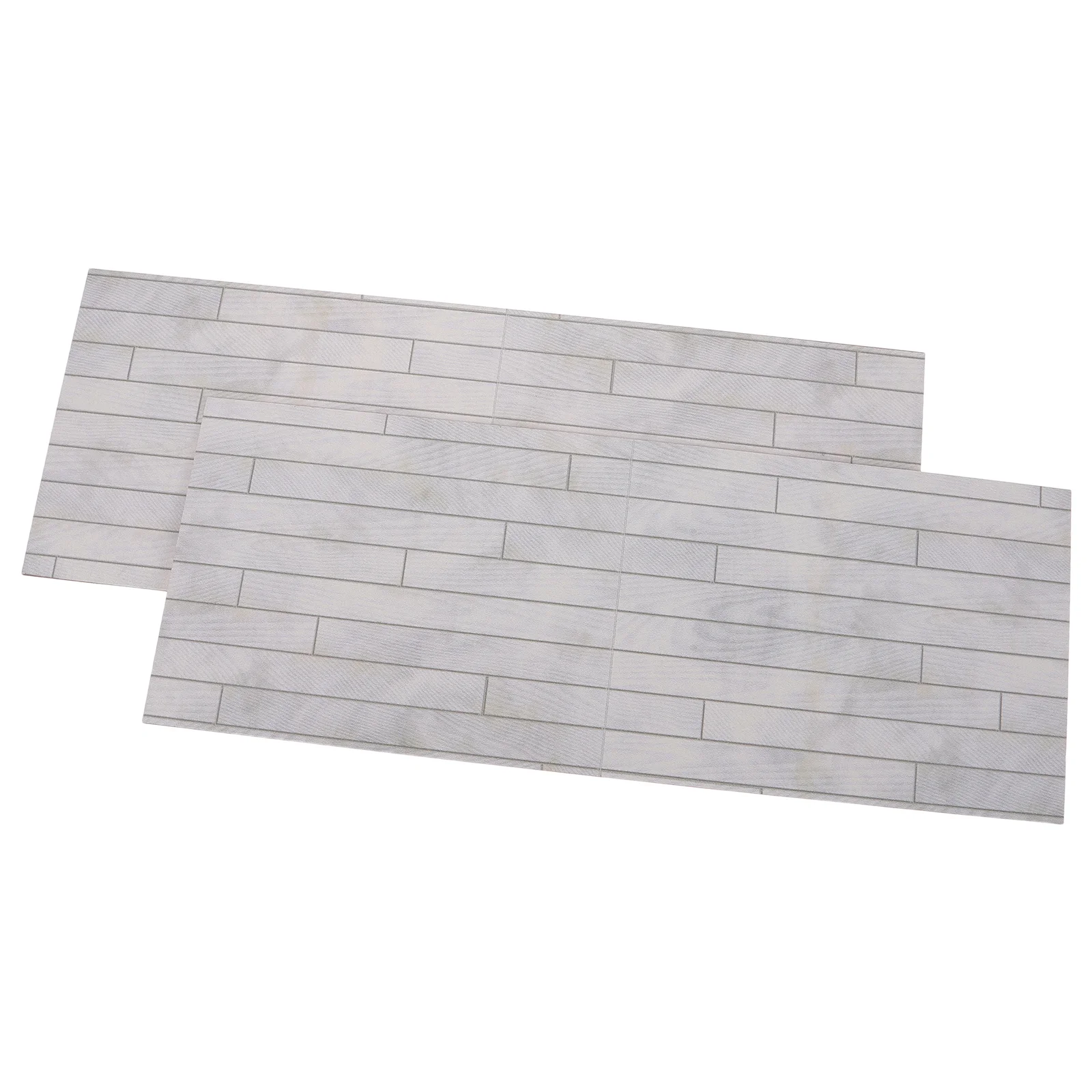 

2Pcs Precise Crafted Mini Flooring Panels Realistic Touch for Dollhouse Interiors Longterm Use Dollhouse Flooring