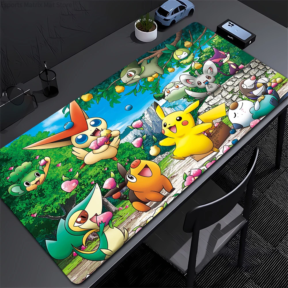Pokemon Pikachu Ditto Gaming Mouse Pad Cute Nature Scene Des