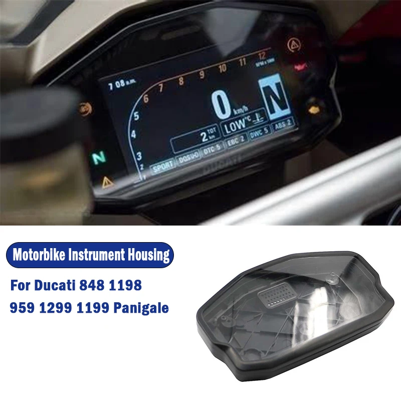 

Motorcycle Dashboard Cover Instrument Speedometer Odometer Case For Ducati 959 899 1299 1199 Panigale 848 1198 Guages Shell