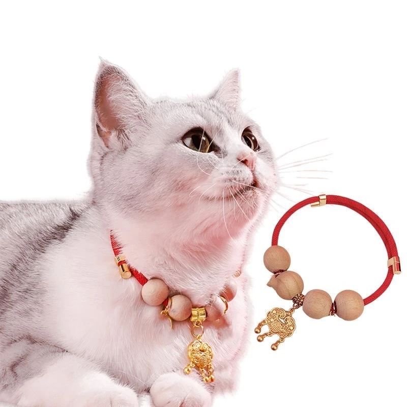 Cat Collar Insect Repellent Collar Flea Removal and Anti Lice Cat Neck Jewelry Cat Bell Dog Neck Collar Pet Necklace