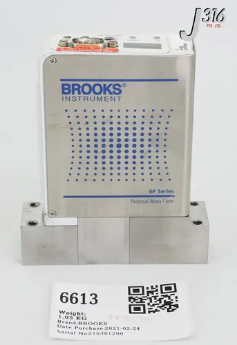 

6613 BROOKS MFC GF SERIES, 1000SCCM, P/N: GF125C-871269 GF125C