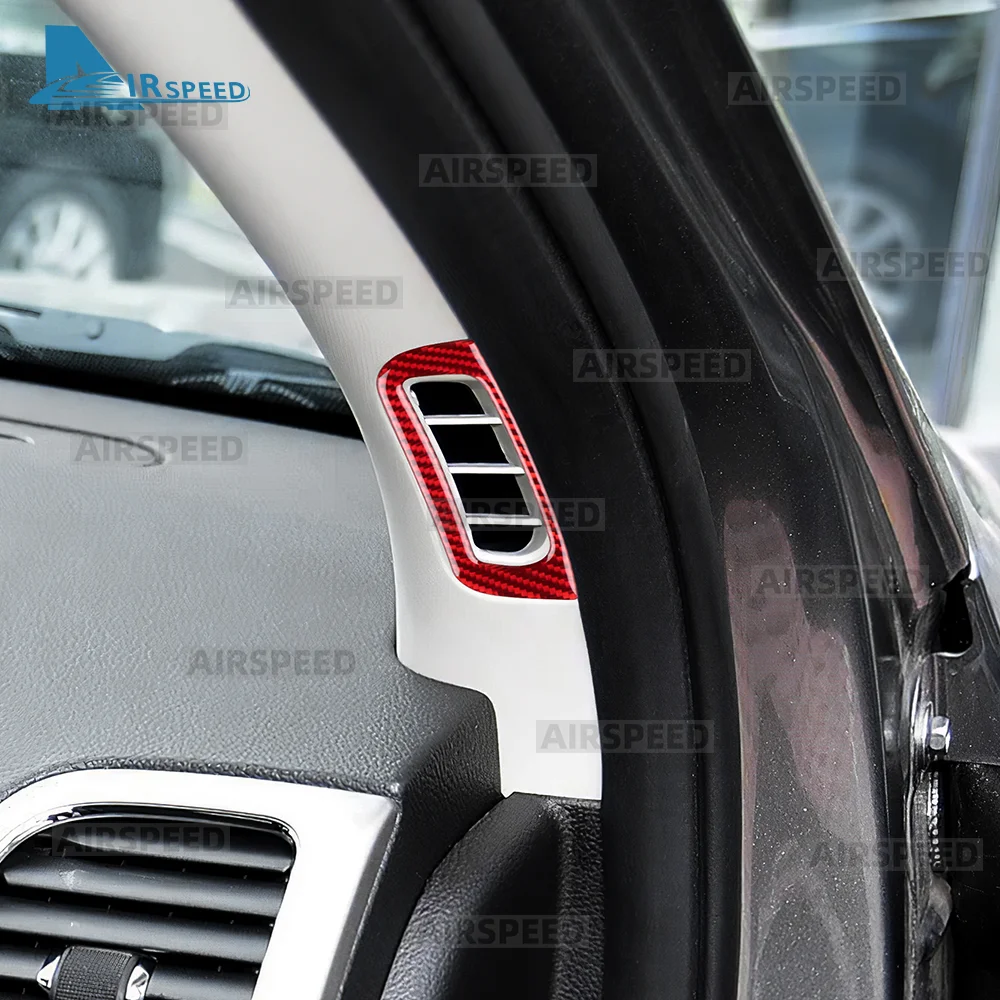 

Real Soft Carbon Fiber Sticker LHD RHD For Jeep Grand Cherokee 2014 2015 2016 2017 2018 2019 2020 Car A Pillar Air Outlet Frame