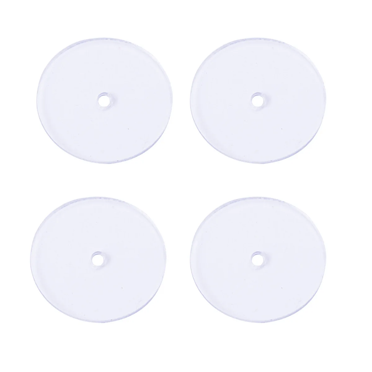 80 Pcs Protection Disk Pain Pads for Earrings Miss Lifters Resin Piercing Disc Backings